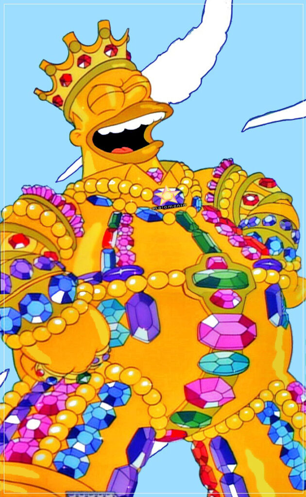 Homer Simpson the richest man in the world